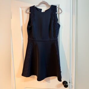 Francesca's Collections Black Lace Mini Dress